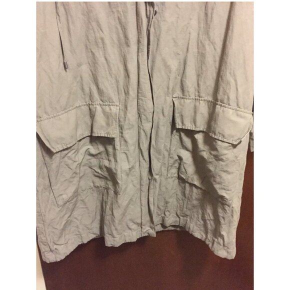 EILEEN FISHER Organic Cotton Blend Hooded Full Zip Hoodie Jacket Size: M - Picture 3 of 10